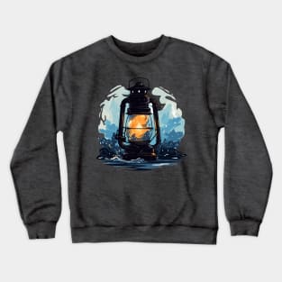 A Guiding Light Flame Lantern Crewneck Sweatshirt